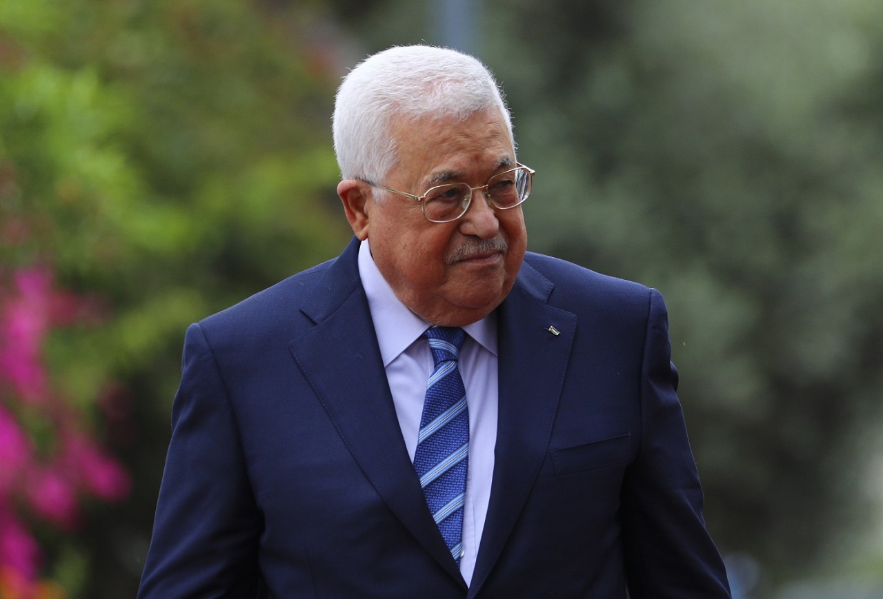 Tổng thống Palestine Mahmud Abbas. (Nguồn CGTN Global Watch)