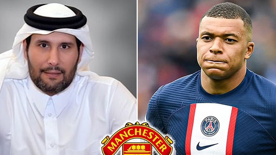 Người hâm mộ MU hy vọng tỷ phú Sheikh Jassim sẽ ký hợp đồng với Kylian Mbappe