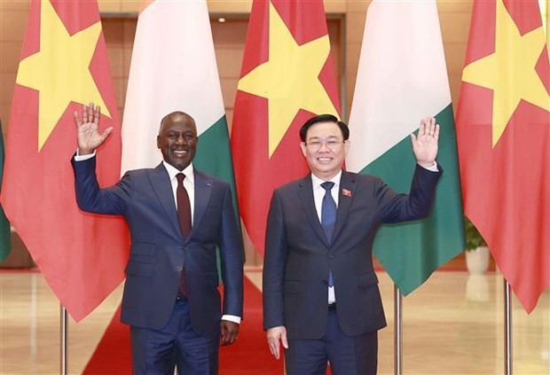 Vietnam, Côte d’Ivoire top legislators hold talks in Hanoi