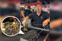 Trung Quốc: Cộng đồng mạng 'phát sốt' với món ăn chế biến bằng những viên sỏi đá xào ớt