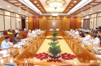 Tổng Bí thư Nguyễn Phú Trọng chủ trì cuộc họp Bộ Chính trị, Ban Bí thư, cho ý kiến về Đề án tổng kết 20 năm thực hiện Nghị quyết số 23