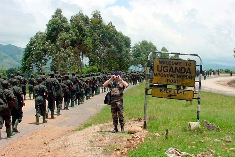 Uganda từng gửi lực lượng sang Cộng hòa Congo để chống các phần tử khủng bố của Nhà nước Hồi giáo tự xưng (IS). (Nguồn: Aljazeera)