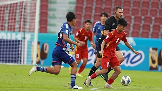 VCK U17 châu Á 2023: U17 Việt Nam thua đậm U17 Nhật Bản