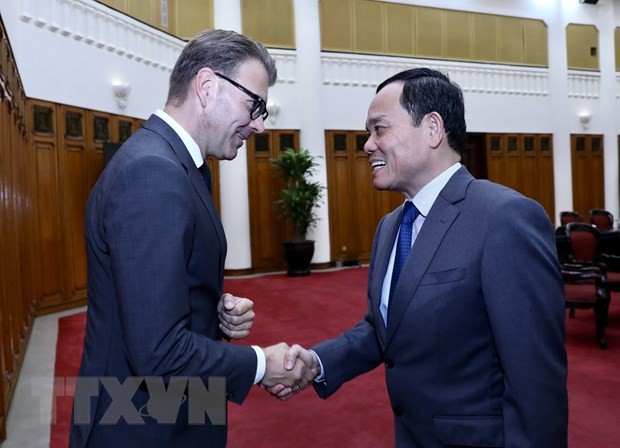 Deputy PM Tran Luu Quang welcomes European Parliament Delegation