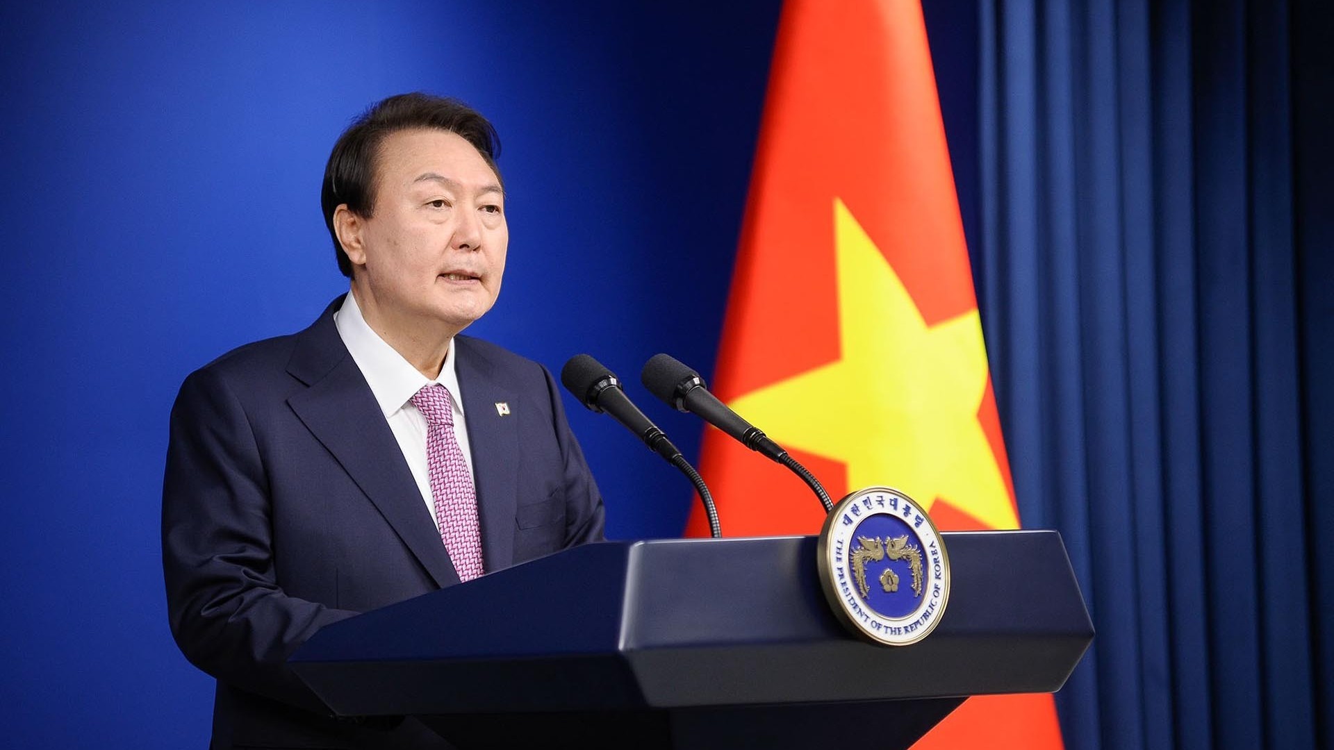 Tổng thống Hàn Quốc: Seoul sẽ tăng cường hợp tác theo định hướng tương lai, vì mục tiêu cùng Việt Nam thịnh vượng