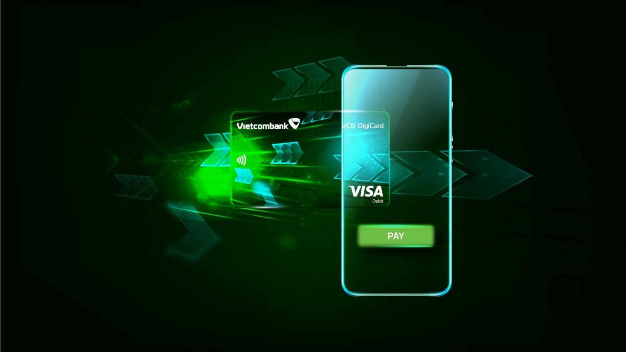 Vietcombank chính thức ra mắt thẻ Ghi nợ quốc tế VCB DigiCard: Đăng ký phát hành online để chi tiêu ngay