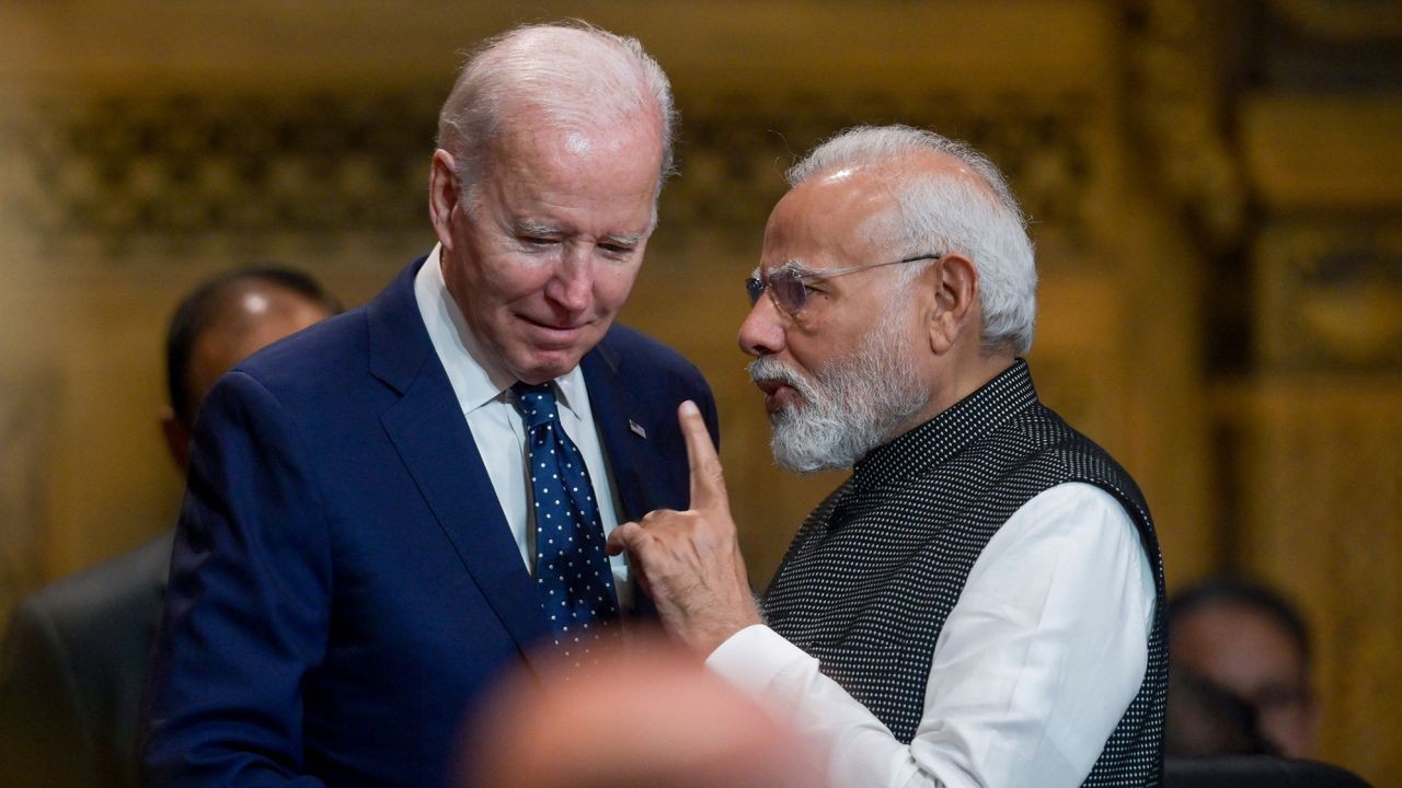 (06.21) Tổng thống Mỹ Joe Biden (trái) và Thủ tướng Ấn Độ Narendra Modi. (Nguồn: AFP/Getty Images)