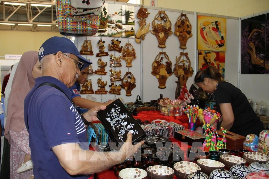 Vietnamese products showcased at Algiers International Fair. (Photo: VNA)
