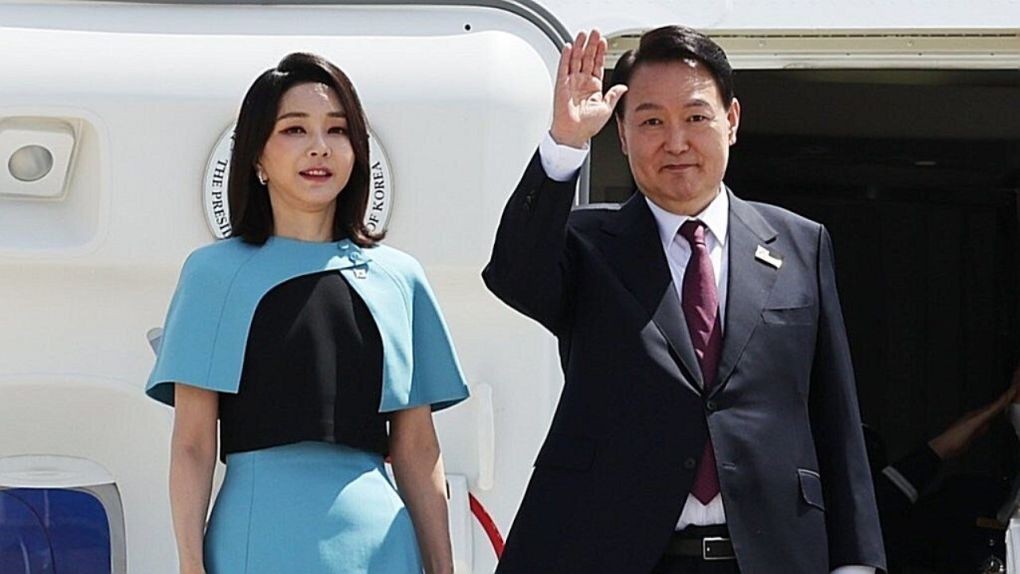 Nhan sắc vợ Tổng thống Hàn