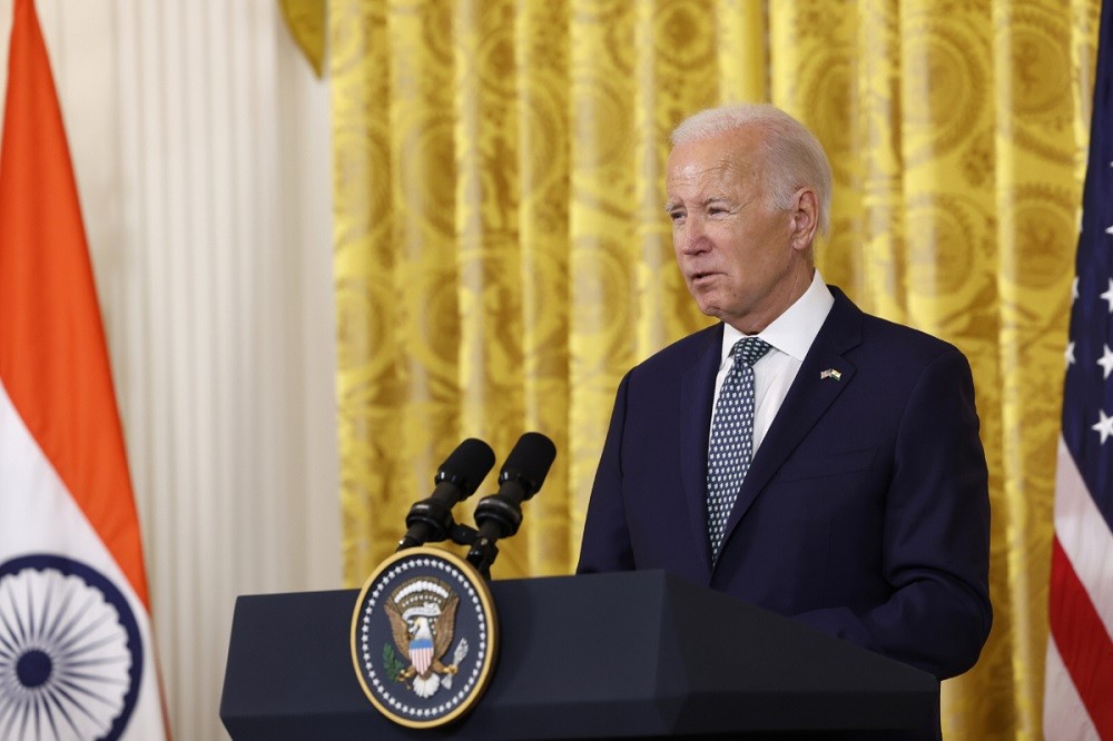 (06.23) Tổng thống Joe Biden cho rằng tuyên bố của mình về Chủ tịch Tập Cận Bình sẽ không tác động tiêu cực tới quan hệ Mỹ-Trung. (Nguồn: Getty Images)