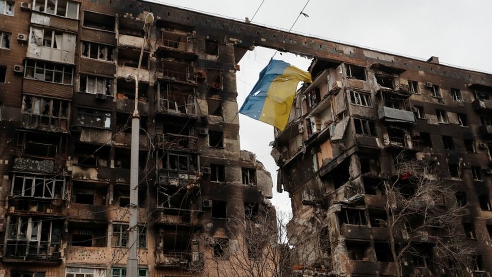 Những tòa nhà này ở Bakhmut nằm trong số hàng nghìn tòa nhà bị phá hủy trên khắp Ukraine do hậu quả của cuộc chiến với Nga. (Nguồn: Getty Imades)