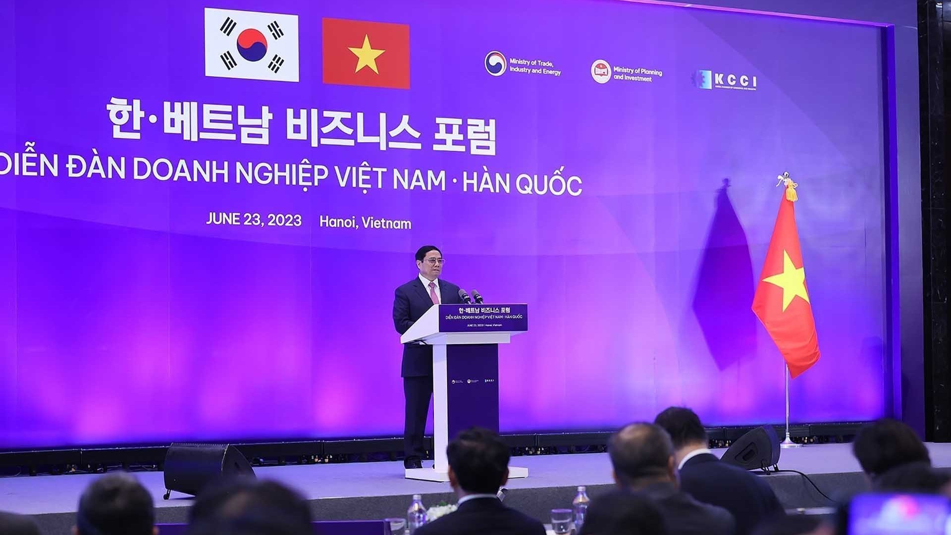 Diễn đàn Doanh nghiệp Việt Nam-Hàn Quốc: Thúc đẩy quan hệ hợp tác kinh tế, đầu tư giữa hai nước