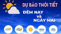 Dự báo thời tiết đêm nay và ngày mai (23-24/6): Hà Nội, Bắc Bộ mưa vừa, mưa to đến rất to; Bắc Trung Bộ nắng nóng gay gắt; Nam Bộ nắng gián đoạn