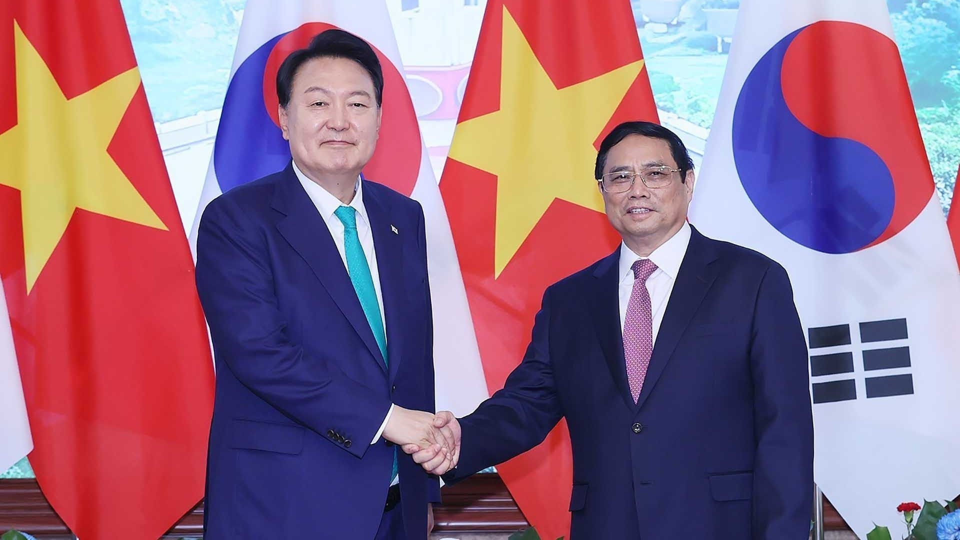 Việt Nam-Hàn Quốc: Sớm hoàn thành mục tiêu nâng kim ngạch thương mại song phương lên 100 tỷ USD