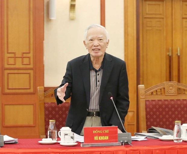 State-level funeral to be held for former Deputy Prime Minister Vu Khoan