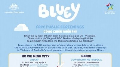 Australian children’s animation Bluey to be screened across Vietnam