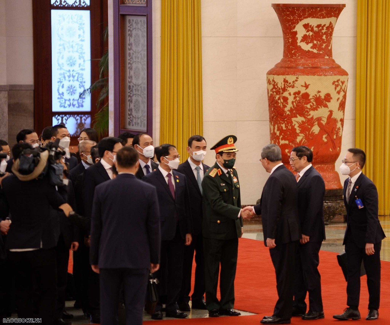Chinese leader hosts welcome ceremony for Prime Minister Pham Minh Chinh in Beijing Chinese leader hosts welcome ceremony for Prime Minister Pham Minh Chinh in Beijing