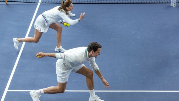 Wimbledon 2023: Kate Middleton và Roger Federer quay video chào đón tình nguyện viên hỗ trợ