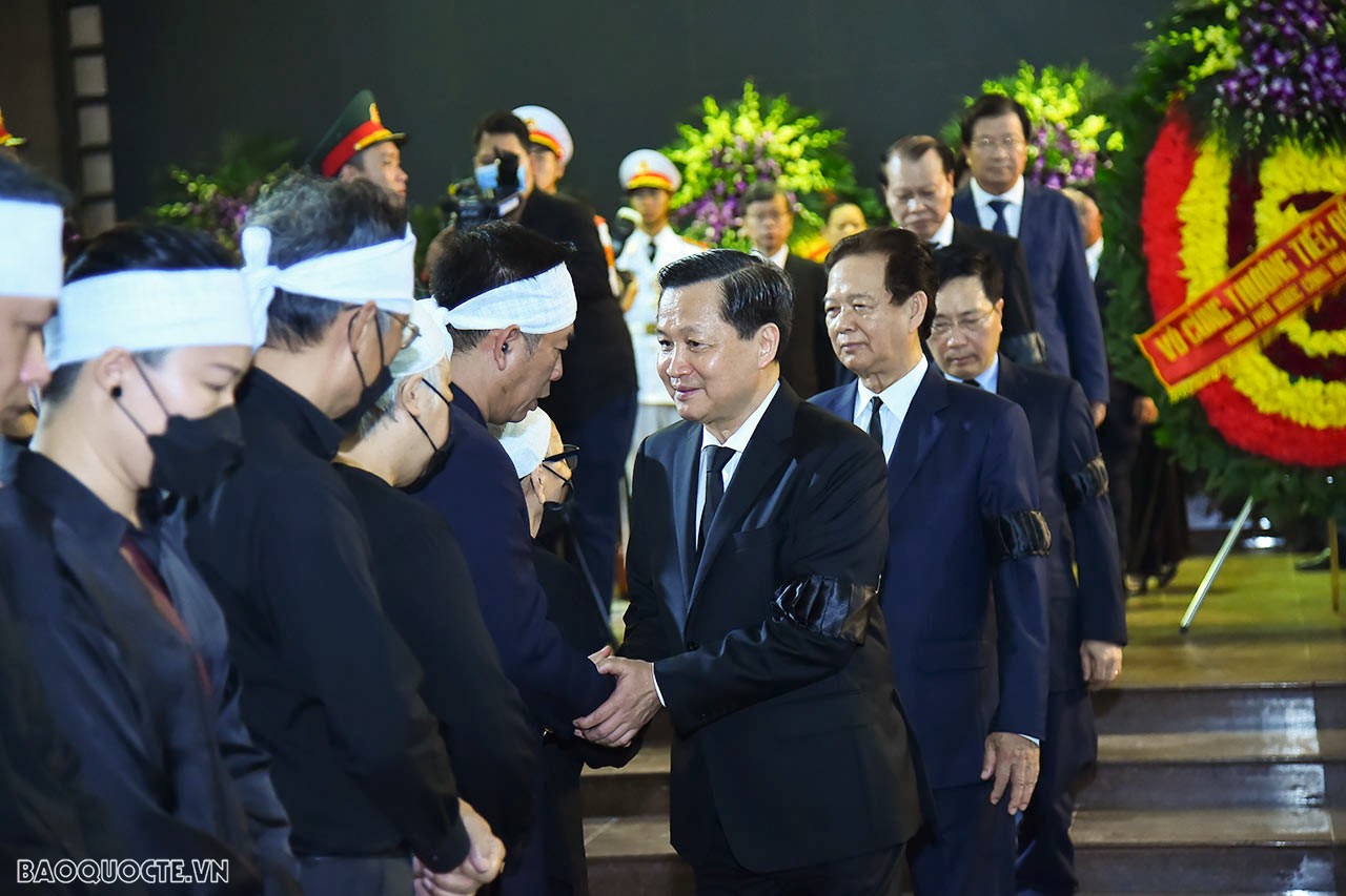 Tổ chức trọng thể Lễ tang cấp Nhà nước nguyên Phó Thủ tướng Chính phủ Vũ Khoan