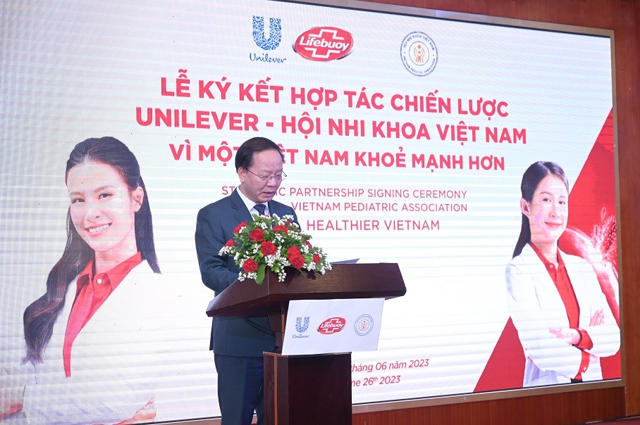 Hội Nhi khoa Việt Nam 'bắt tay' Unilever nâng cao sức khoẻ toàn diện cho người dân