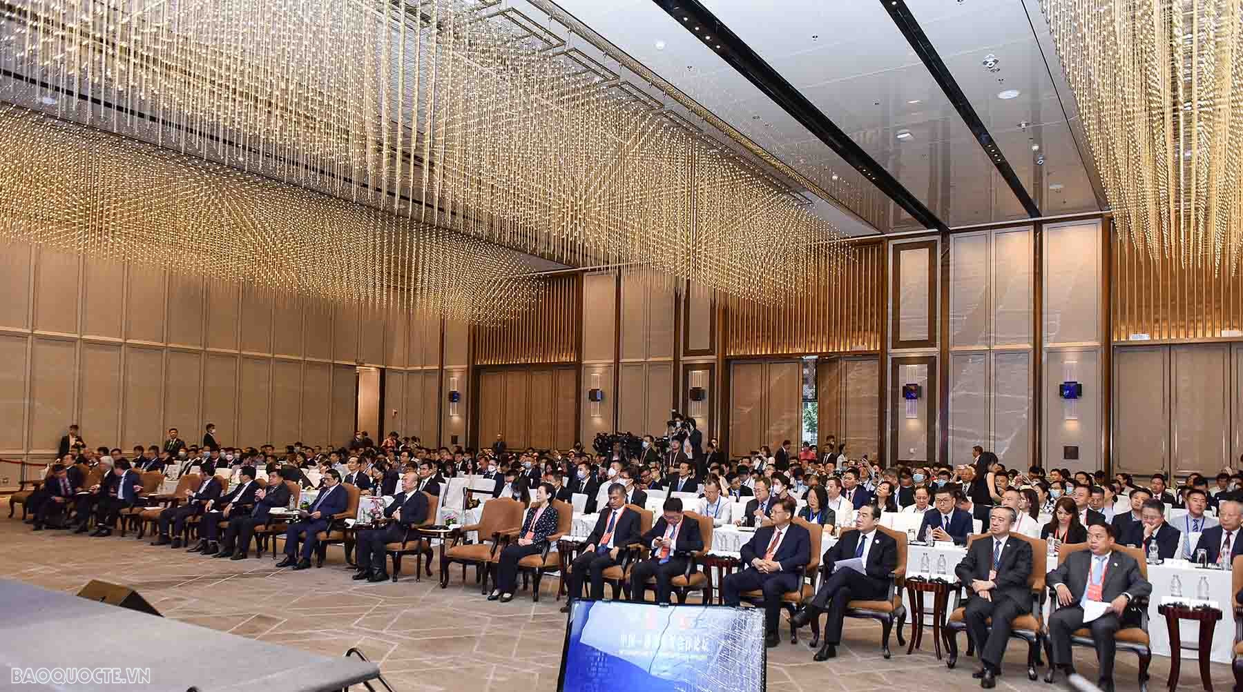 Hình ảnh Thủ tướng Phạm Minh Chính dự Diễn đàn Hợp tác đầu tư và thương mại Việt Nam-Trung Quốc