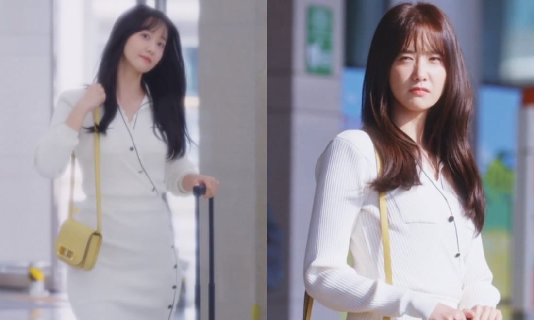 Qua 4 tập phim, YoonA lăng xê các kiểu váy dạng công sở, tôn lên vóc dáng mảnh mai. Váy len tăm màu trắng của Self Portrait giá 555 USD (13 triệu đồng) là một lựa chọn điển hình. 