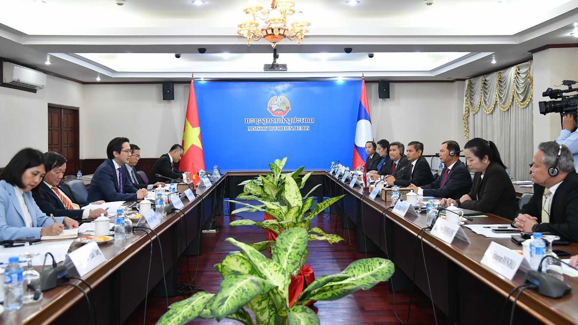 Toàn cảnh Tham khảo chính trị Việt Nam-Lào lần thứ 8