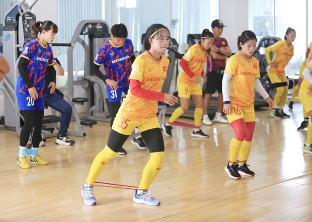 Đội tuyển nữ Việt Nam bổ sung dinh dưỡng, rèn luyện thể lực chuẩn bị cho World Cup 2023