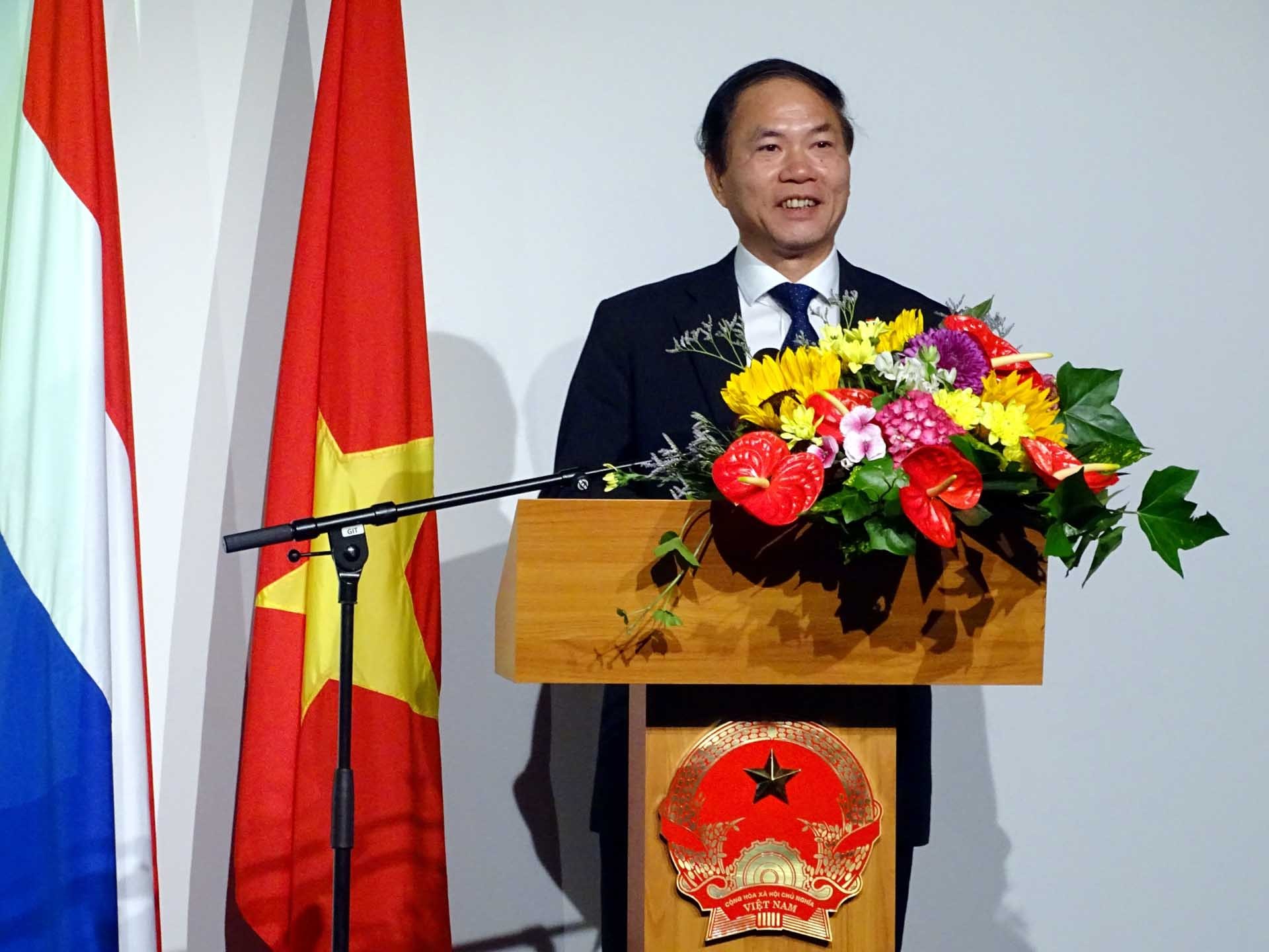 Đại sứ Phạm Việt Anh phát biểu tại sự kiện.