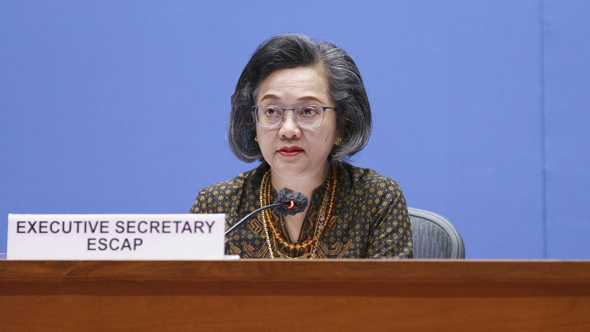 Phó Tổng thư ký Liên hợp quốc kiêm Thư ký điều hành ESCAP Armida Salsiah Alisjahbana. (Nguồn: ESCAP)