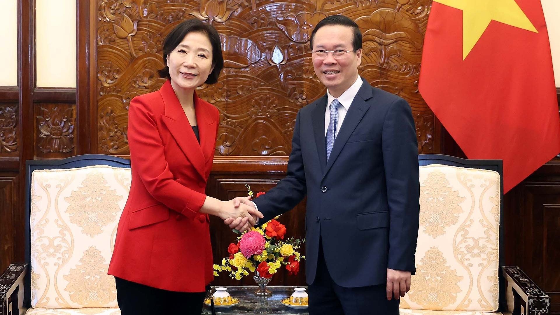 Chủ tịch nước Võ Văn Thưởng tiếp Đại sứ Hàn Quốc tại Việt Nam