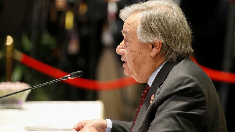 Tổng thư ký Liên hợp quốc (LHQ) Antonio Guterres. (Nguồn: shafaq)