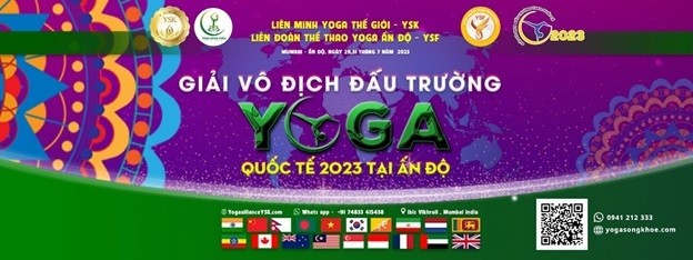 Giải Vô địch Đấu trường Yoga quốc tế 2023 quy tụ hàng trăm vận động viên Yoga từ khắp thế giới