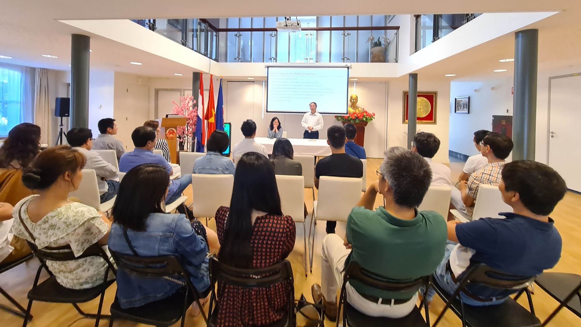Đại sứ Phạm Việt Anh phát biểu tại sự kiện.