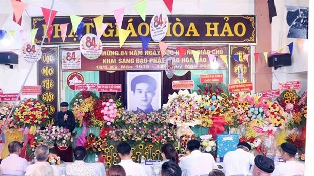 Ceremony marks Hoa Hao Buddhism’s 84th anniversary