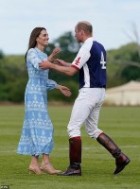 Cổ vũ chồng thi đấu Polo gây quỹ từ thiện, Vương phi xứ Wales Kate Middleton nổi bật với đầm xanh thanh lịch