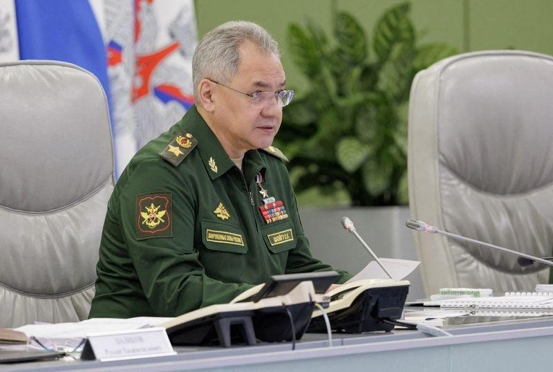 Bộ trưởng Quốc phòng Nga chủ trì một cuộc họp của Lực lượng vũ trang Nga tại Moscow ngày 3/7. (Nguồn: Reuters)