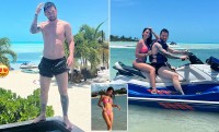 Trước khi chính thức thi đấu tại Inter Miami, Messi tươi rói 'cưỡi sóng' cùng vợ trong kỳ nghỉ ở Caribbean