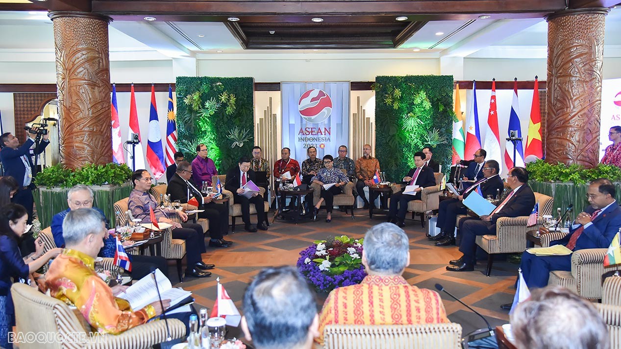 AMM-56: ASEAN Foreign Ministers gather in Retreat to promote regional peace, stability, cooperation