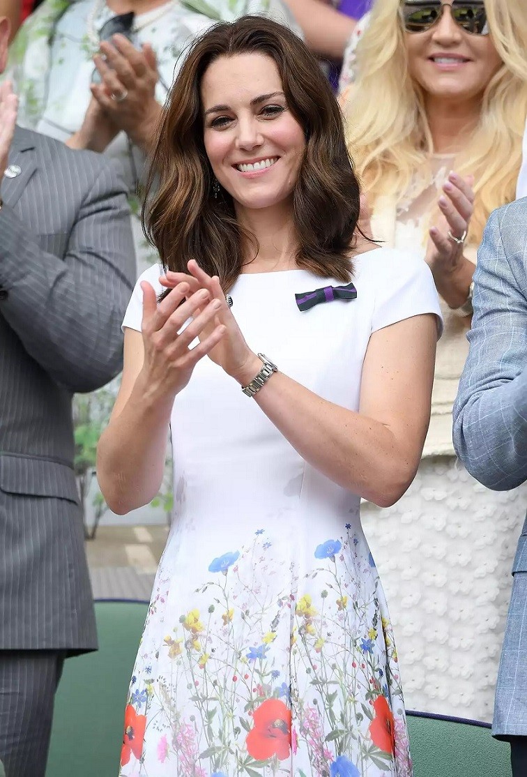 Cùng nhìn lại những bức ảnh của Vương phi xứ Wales xinh đẹp tại các kỳ Wimbledon gần đây