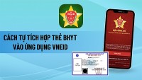 Hướng dẫn cách tích hợp thẻ BHYT vào VNeID