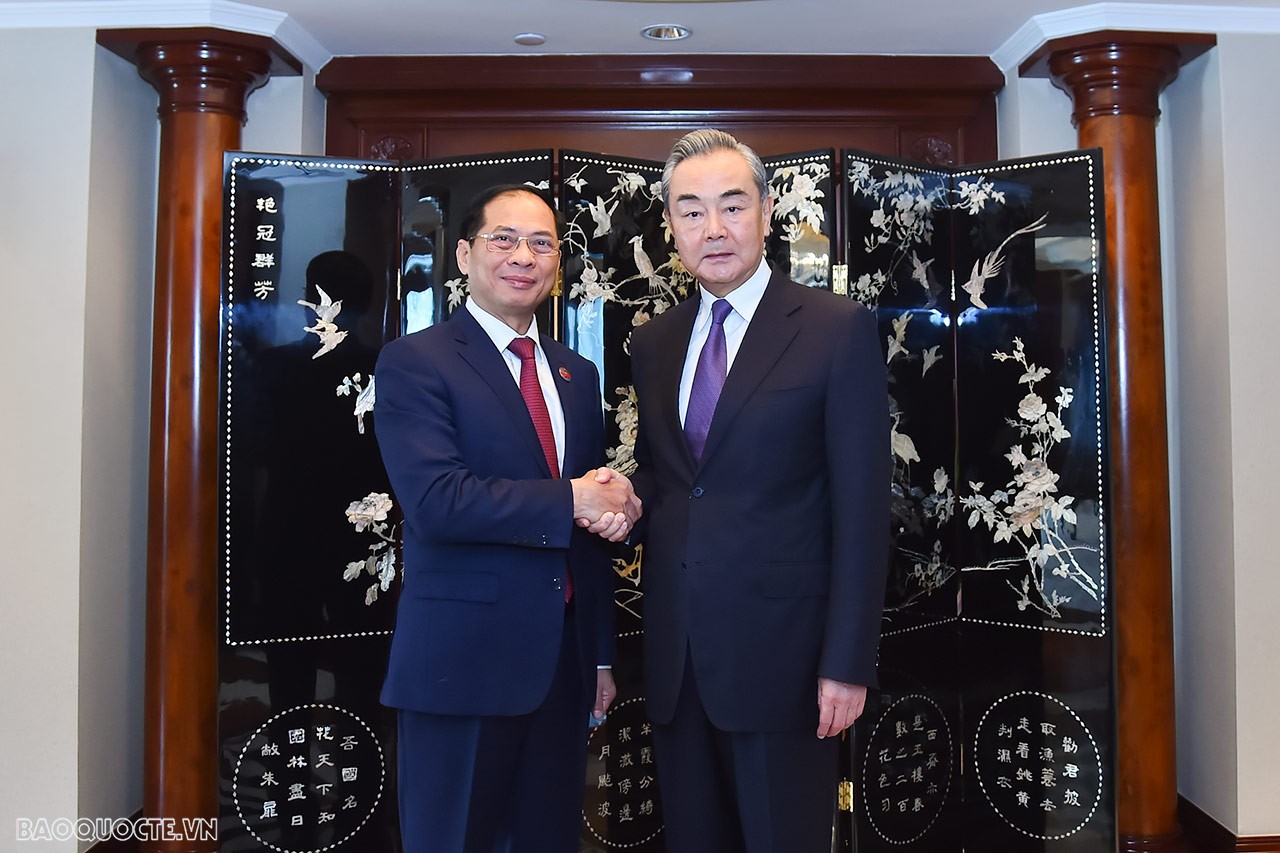 AMM-56: Foreign Minister Bui Thanh Son, Chinese senior official have a meeting