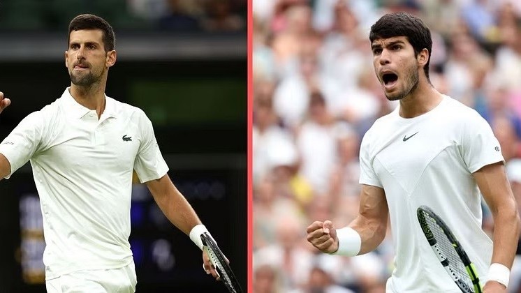 Thắng Daniil Medvedev, Carlos Alcaraz vào chung kết Wimbledon 2023 cùng Novak Djokovic