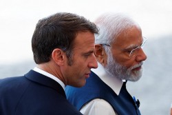 Thủ tướng Ấn Độ Narendra Modi dự lễ duyệt binh kỷ niệm Ngày Quốc khánh Pháp trên đại lộ Champs-Elysees