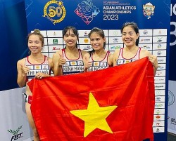 Việt Nam giành huy chương vàng lịch sử tại giải điền kinh vô địch châu Á 2023