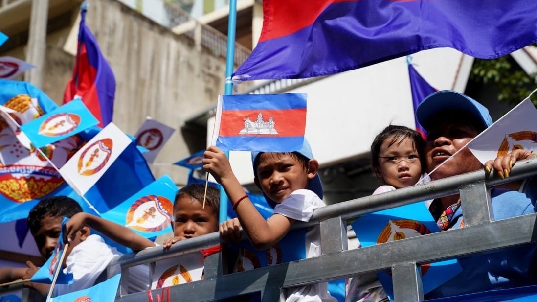 Thủ tướng Campuchia vận động người dân tham gia bầu cử