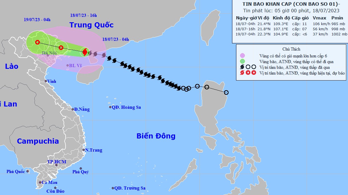 du bao thoi tiet anh huong hoan luu bao so 1 khu vuc dong bac viet bac mua to den rat to canh bao lu quet sat lo dat