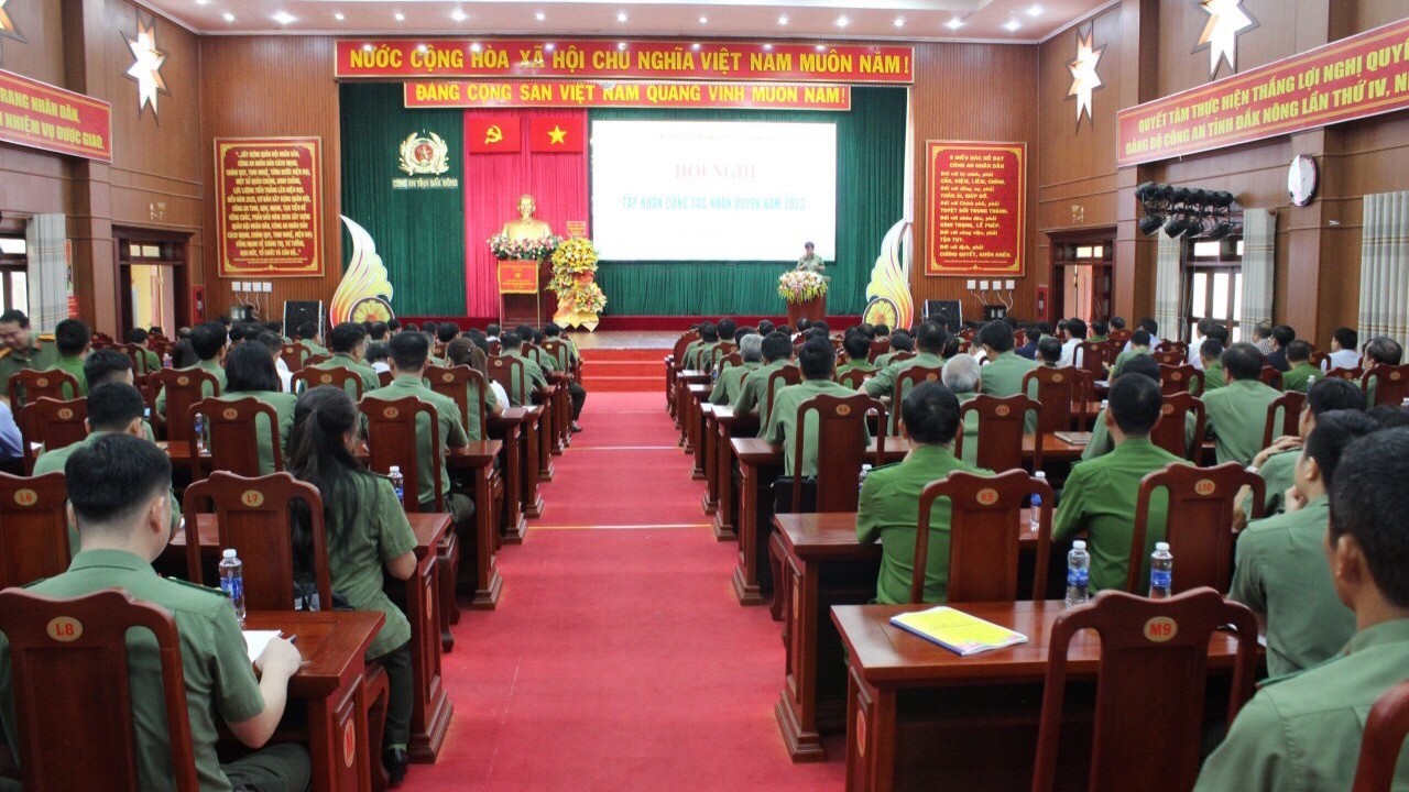 Hội nghị tập huấn công tác nhân quyền năm 2023 tại tỉnh Đắk Nông