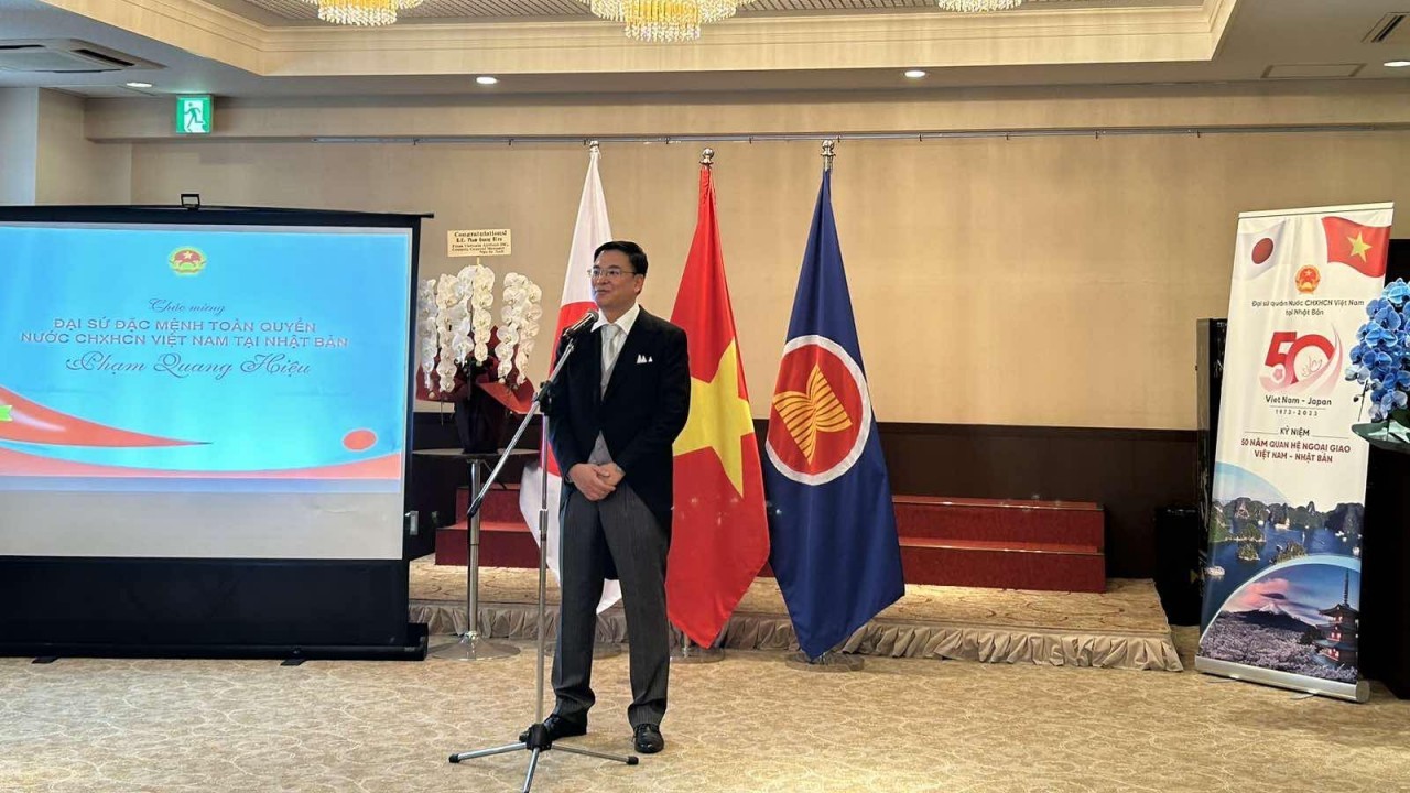 Đại sứ Phạm Quang Hiệu: Cam kết nỗ lực đưa quan hệ Việt Nam-Nhật Bản lên tầm cao mới