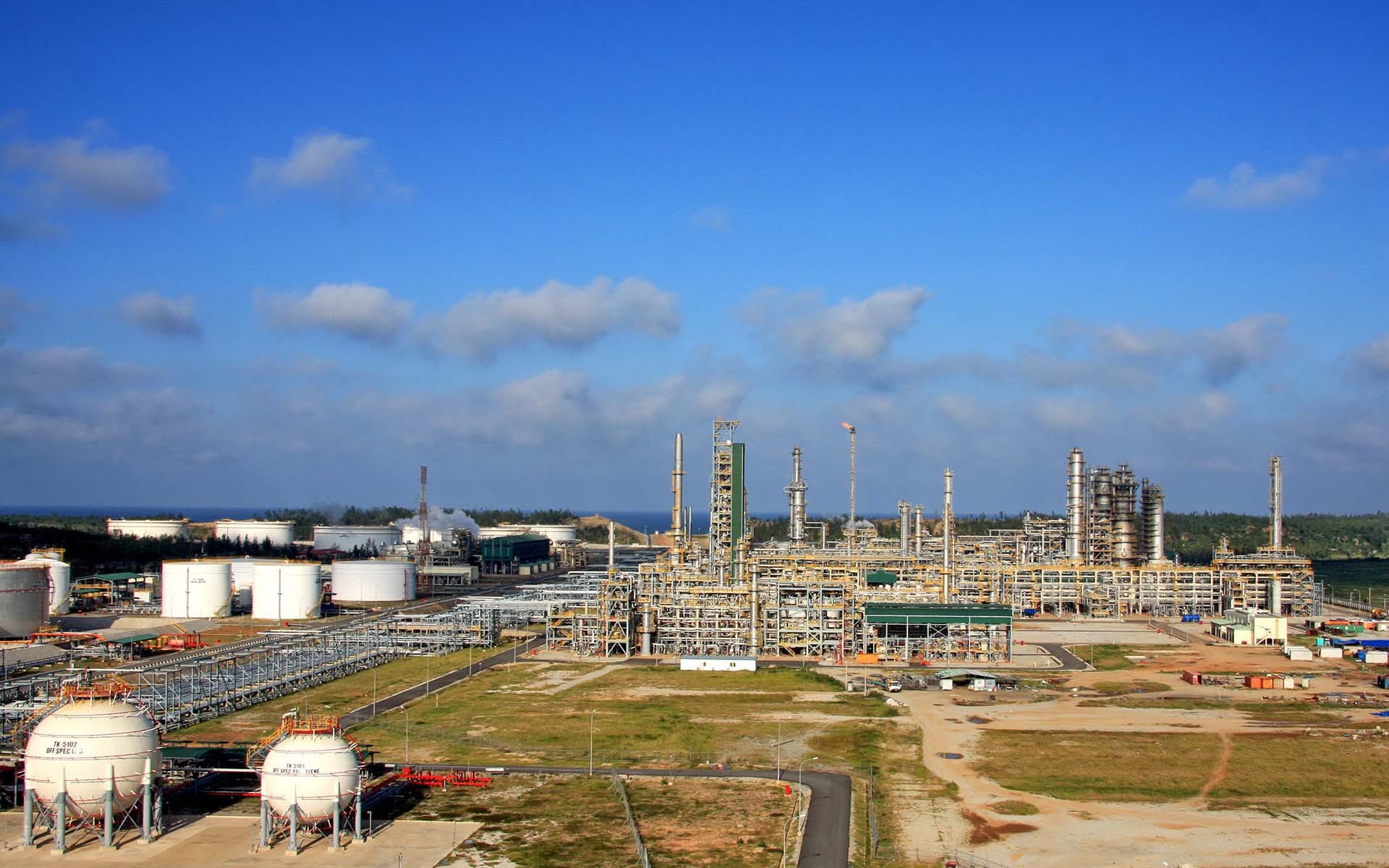 Nhà máy Lọc dầu Dung Quất. (Nguồn: PVN) 